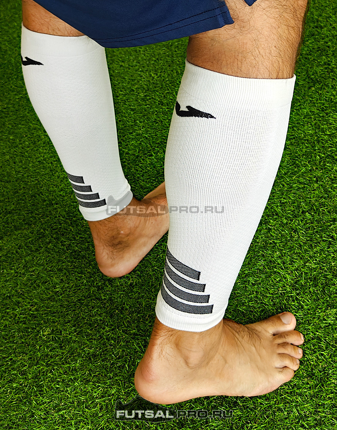 Гетры без носков Joma Accesorio Compression 400289.201 белые