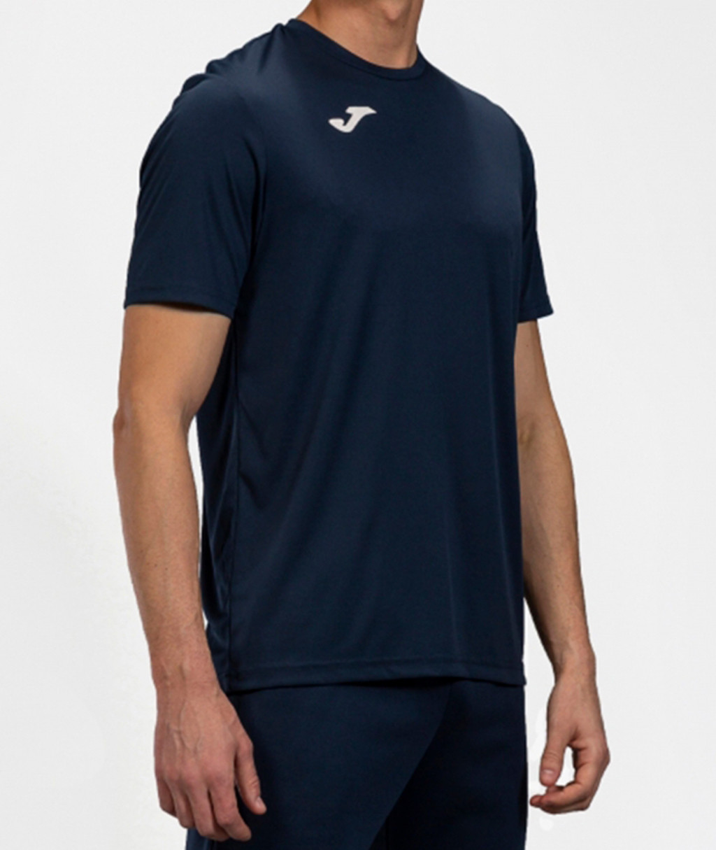Футболка Joma Combi 100052.331 тёмно-синяя – на теле Футболка Joma Combi 100052.331 тёмно-синяя