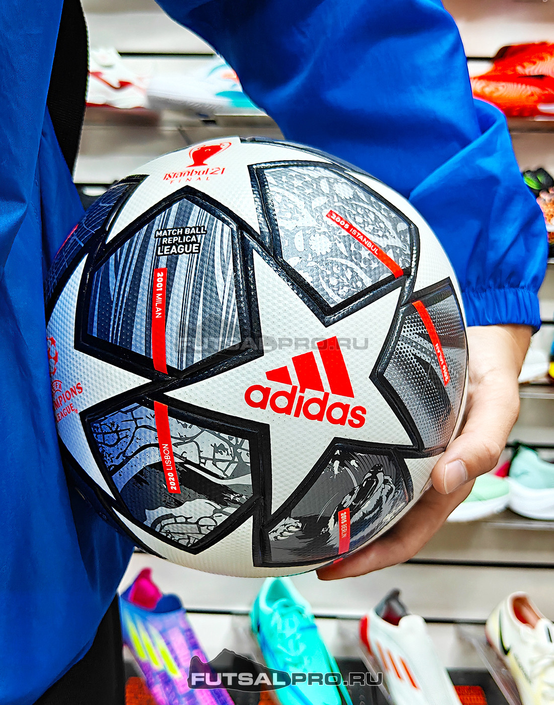 Мяч ADIDAS FINALE LGE FIFA QUALITY GK3468 для футбола (5)