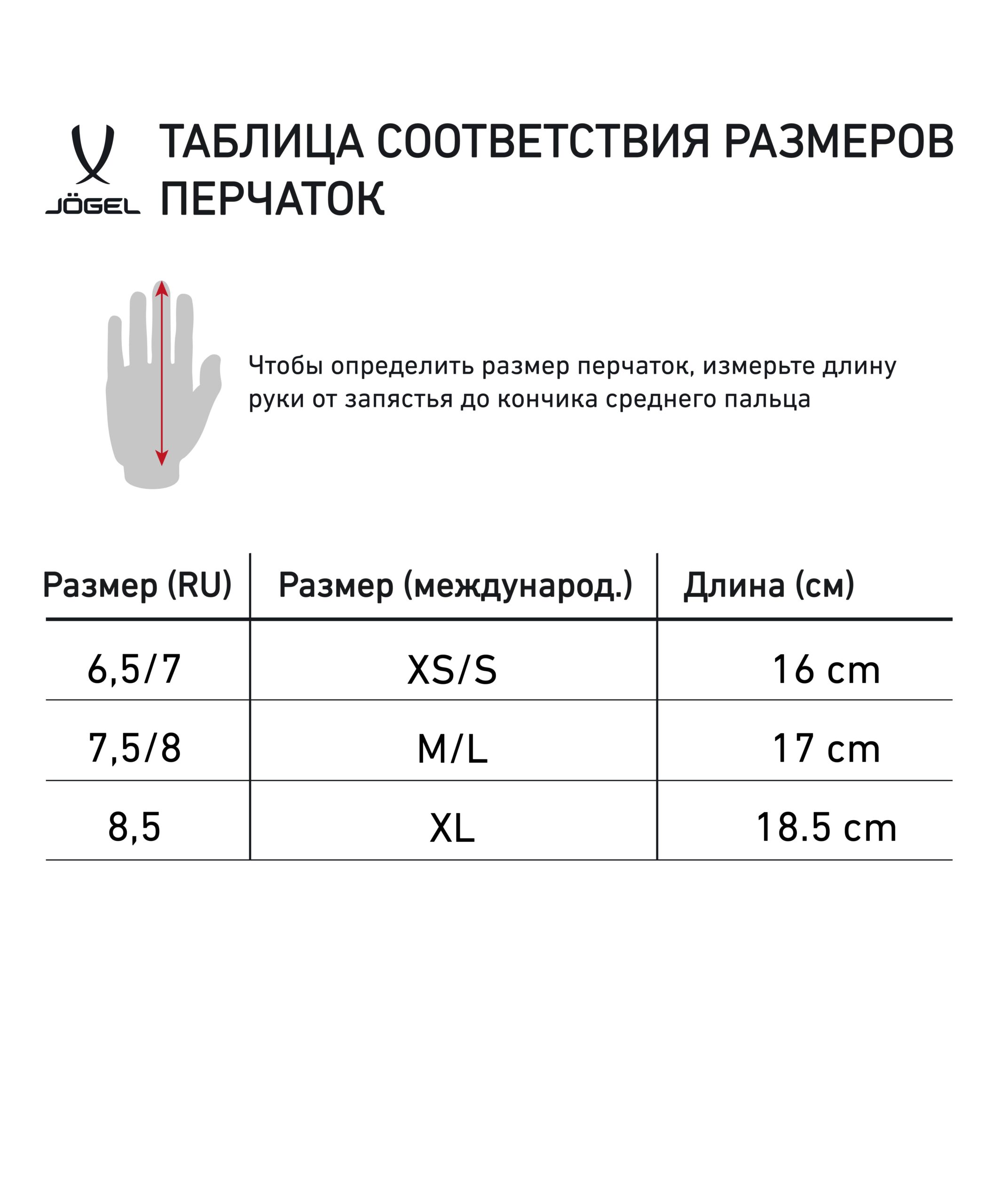 Перчатки Jögel ESSENTIAL Team Knitted Gloves ЦБ-00003949 Чёрные