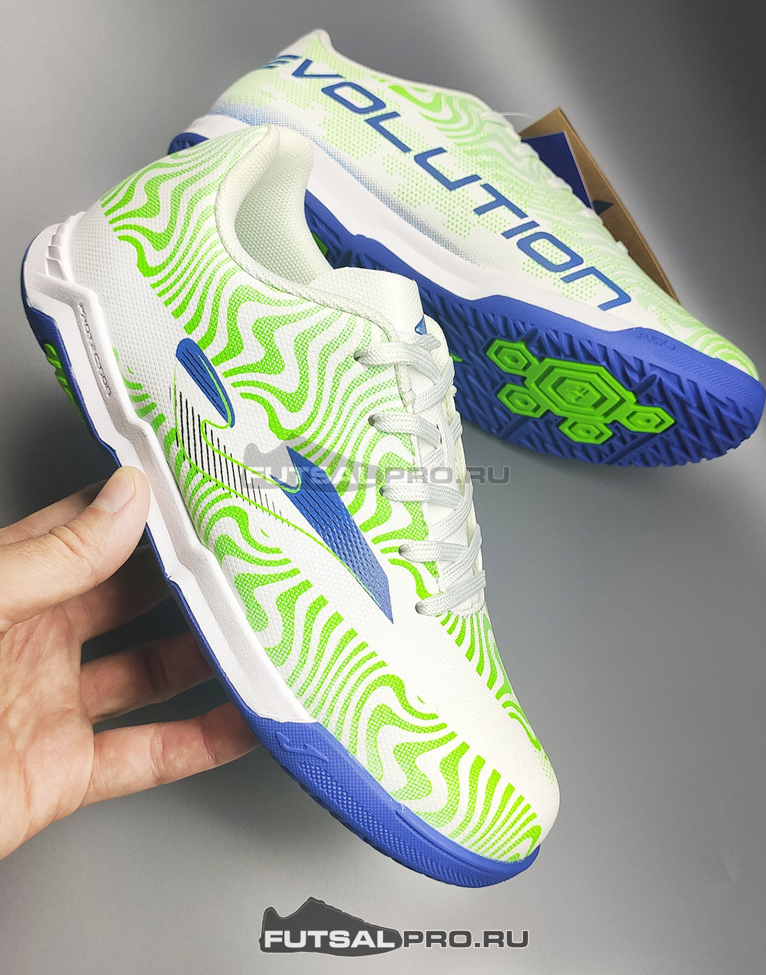 Детские футзалки Joma EVOLUTION EVJS2502IN Белые