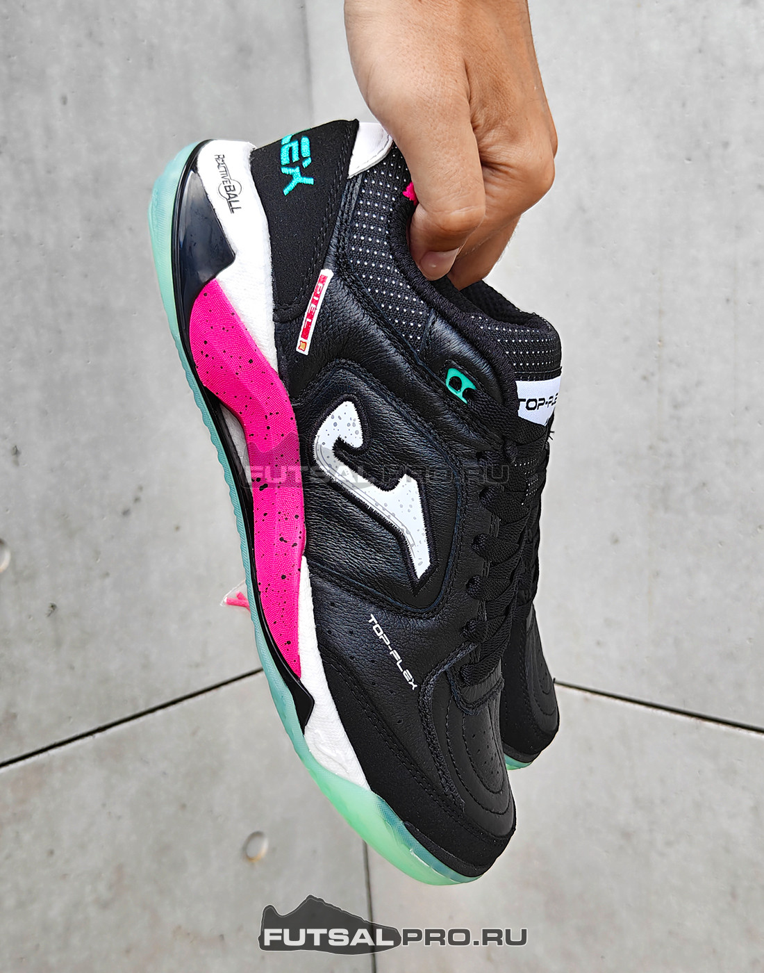 Футзалки Joma TOP FLEX PLUS TOUS2601IN Черные