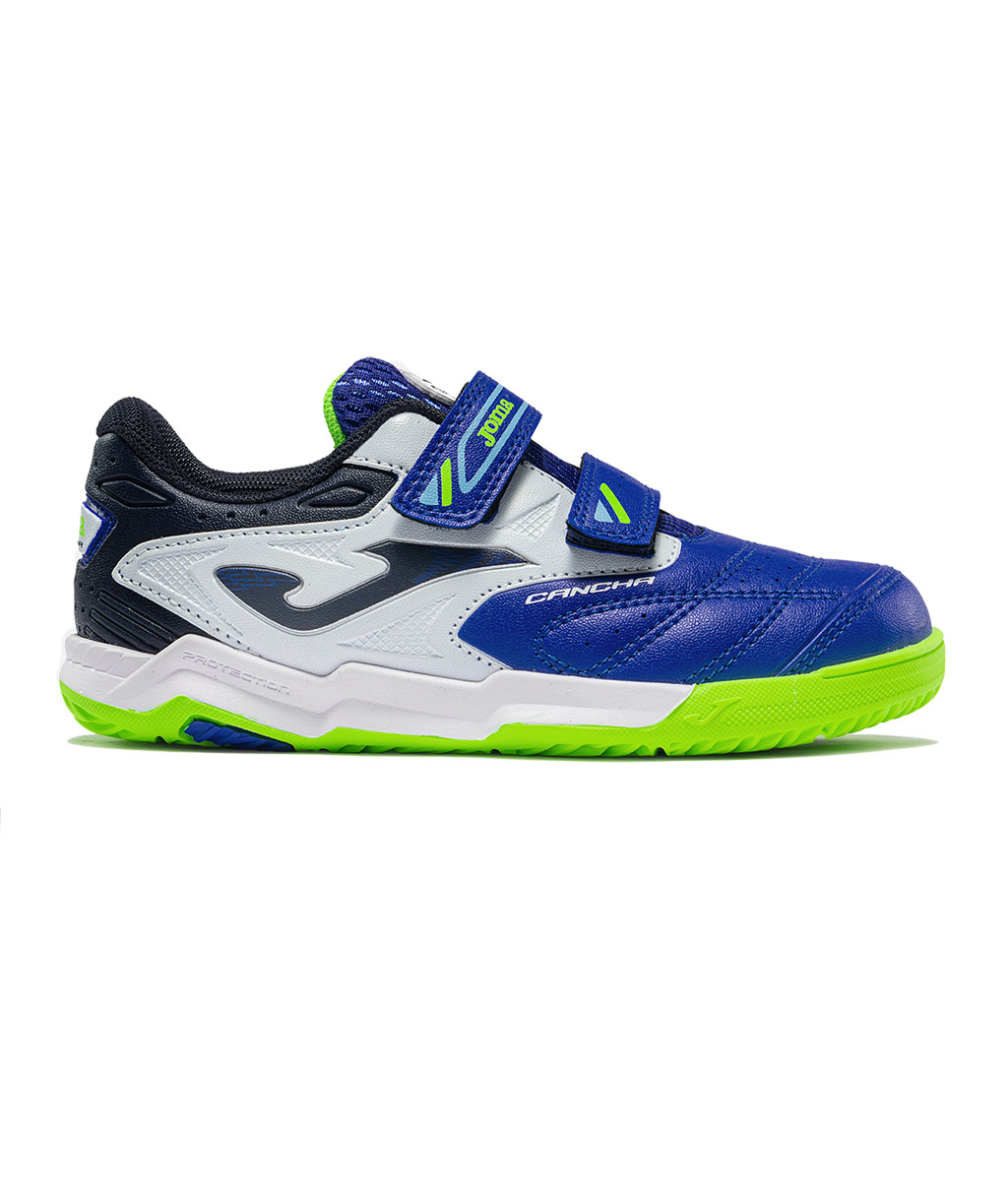 Детские футзалки Joma CANCHA CAJW2604INV Бело-синие Детские футзалки Joma CANCHA CAJW2604INV Бело-синие