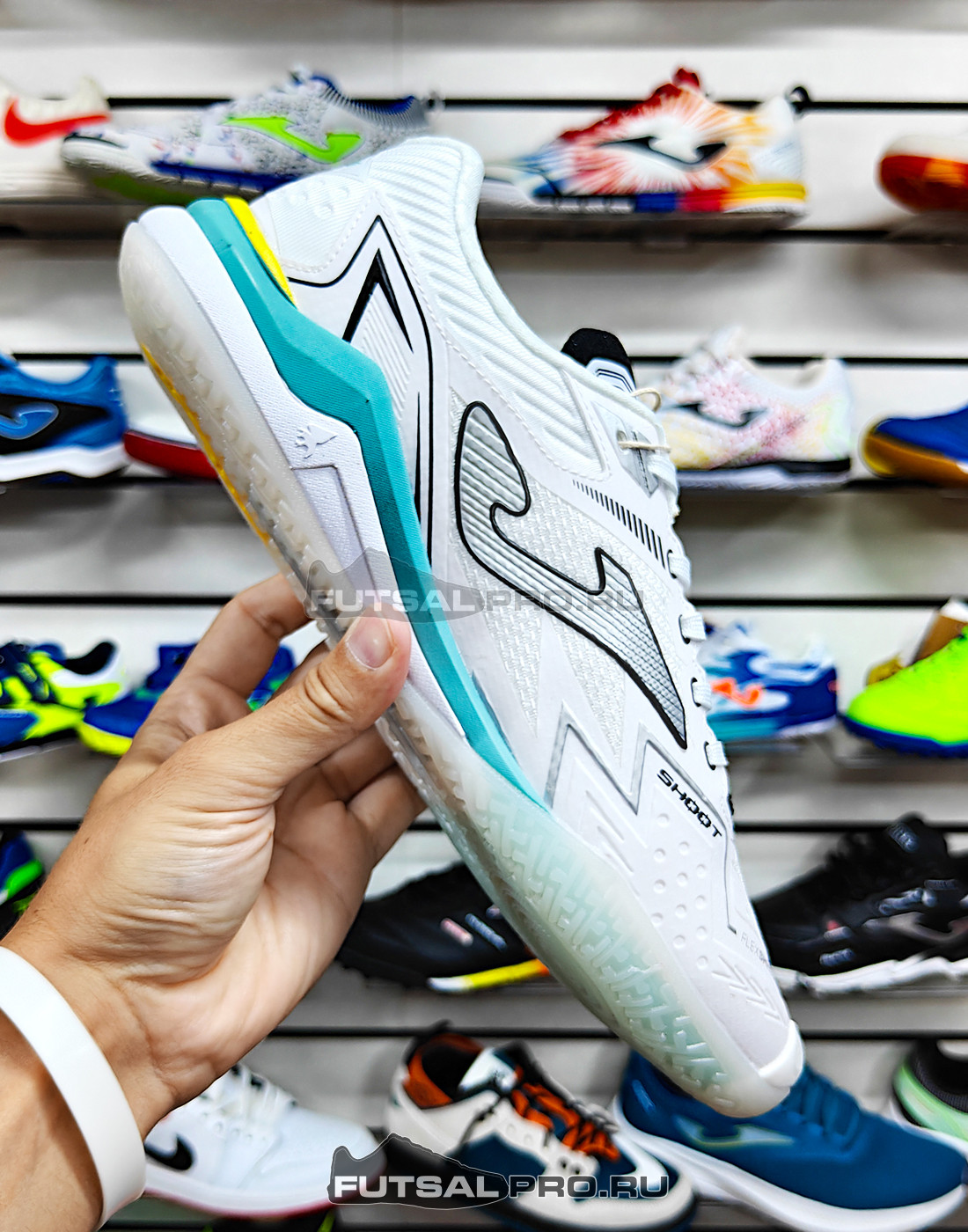 Футзалки JOMA REGATE CARBON RECW2602IN Белые