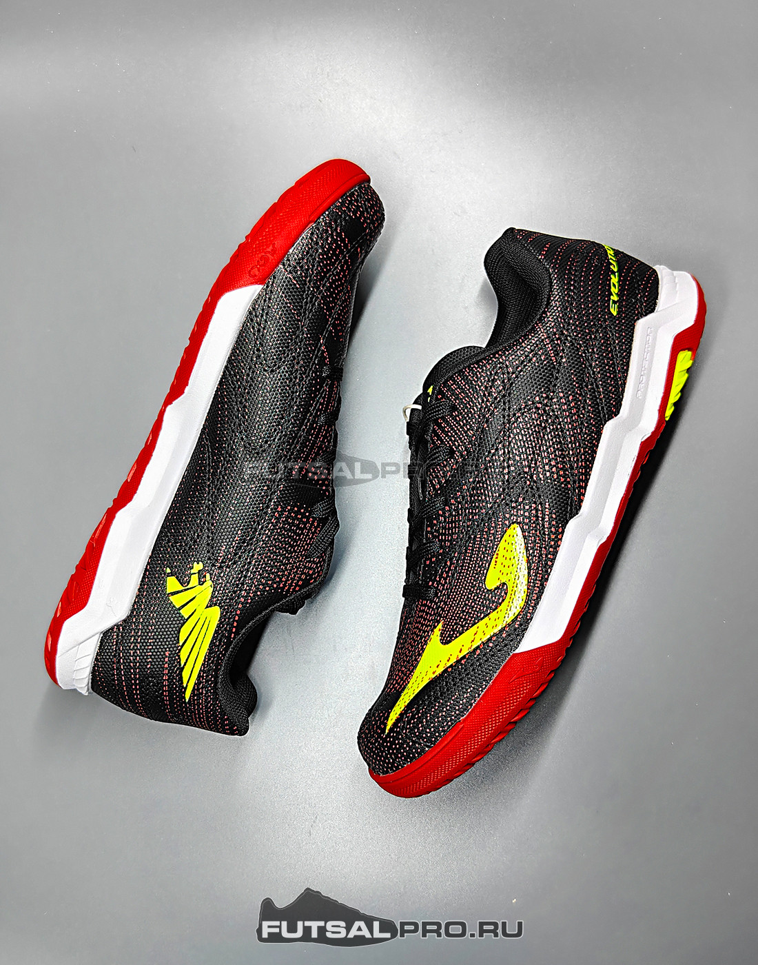 Детские футзалки JOMA EVOLUTION EVJW2601IN Черные