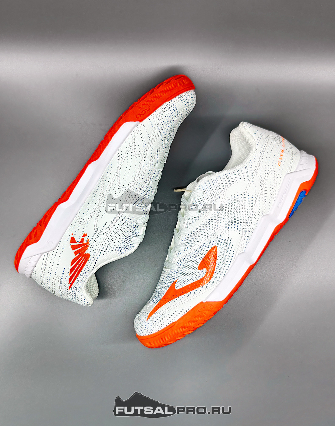 Детские футзалки JOMA EVOLUTION EVJW2602IN Белые