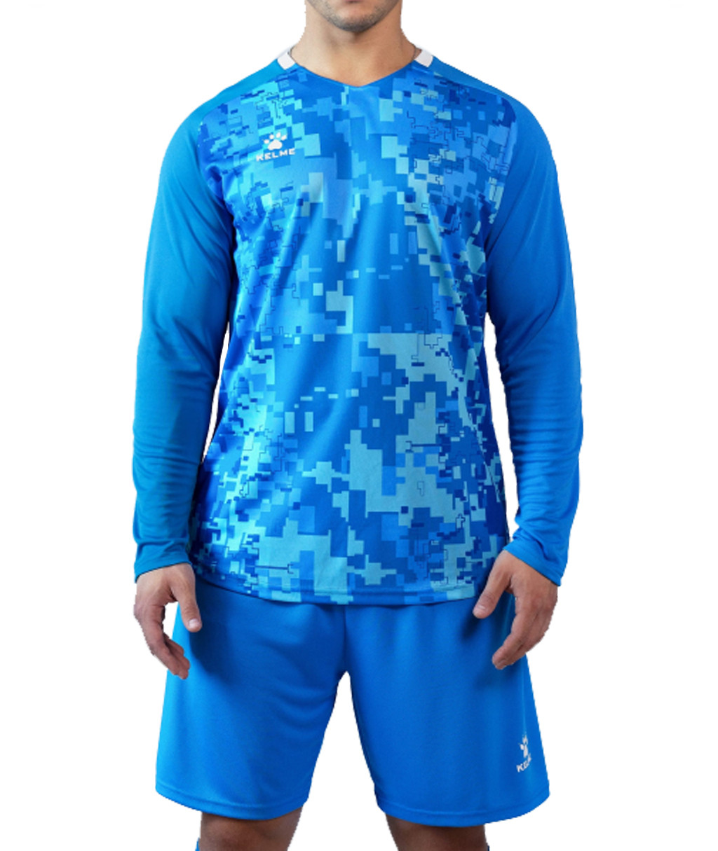 Вратарская форма Kelme Long Sleeve GK Suit 8461ZB1244-432 голубая