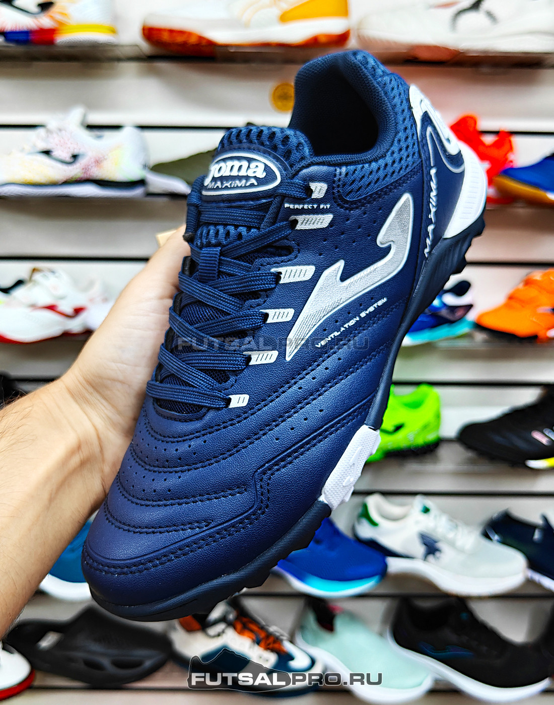 Сороконожки Joma Maxima MAXW2603TF Тёмно-синие
