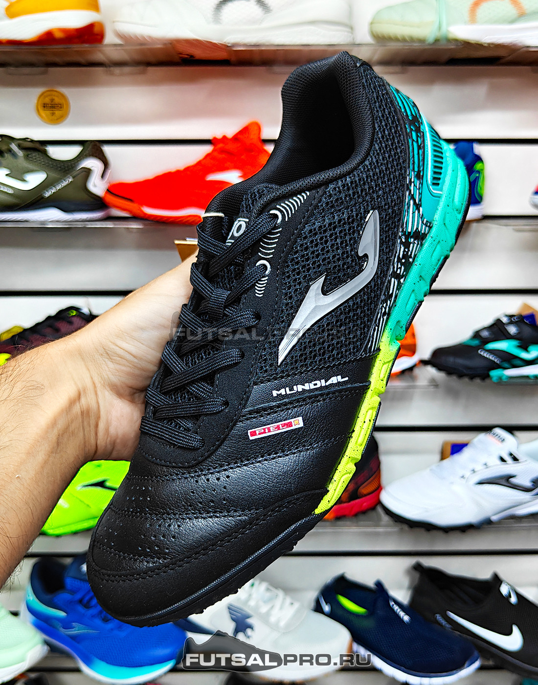 Сороконожки Joma Mundial MUNW2631TF Чёрные