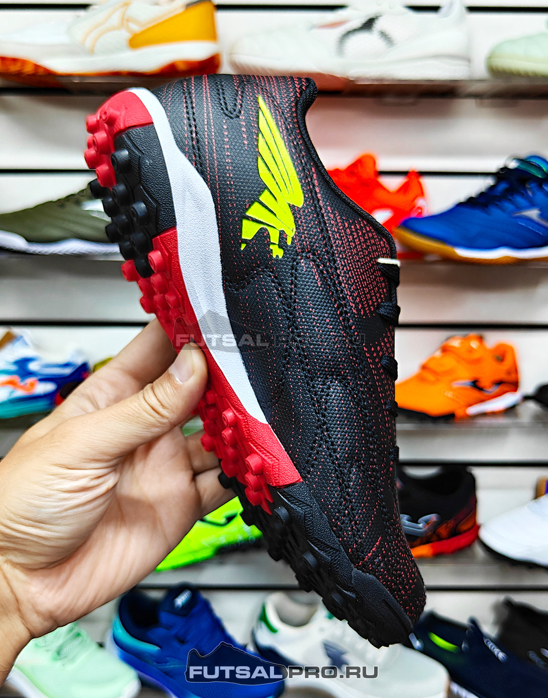 Детские сороконожки Joma EVOLUTION EVJW2601TF Черные