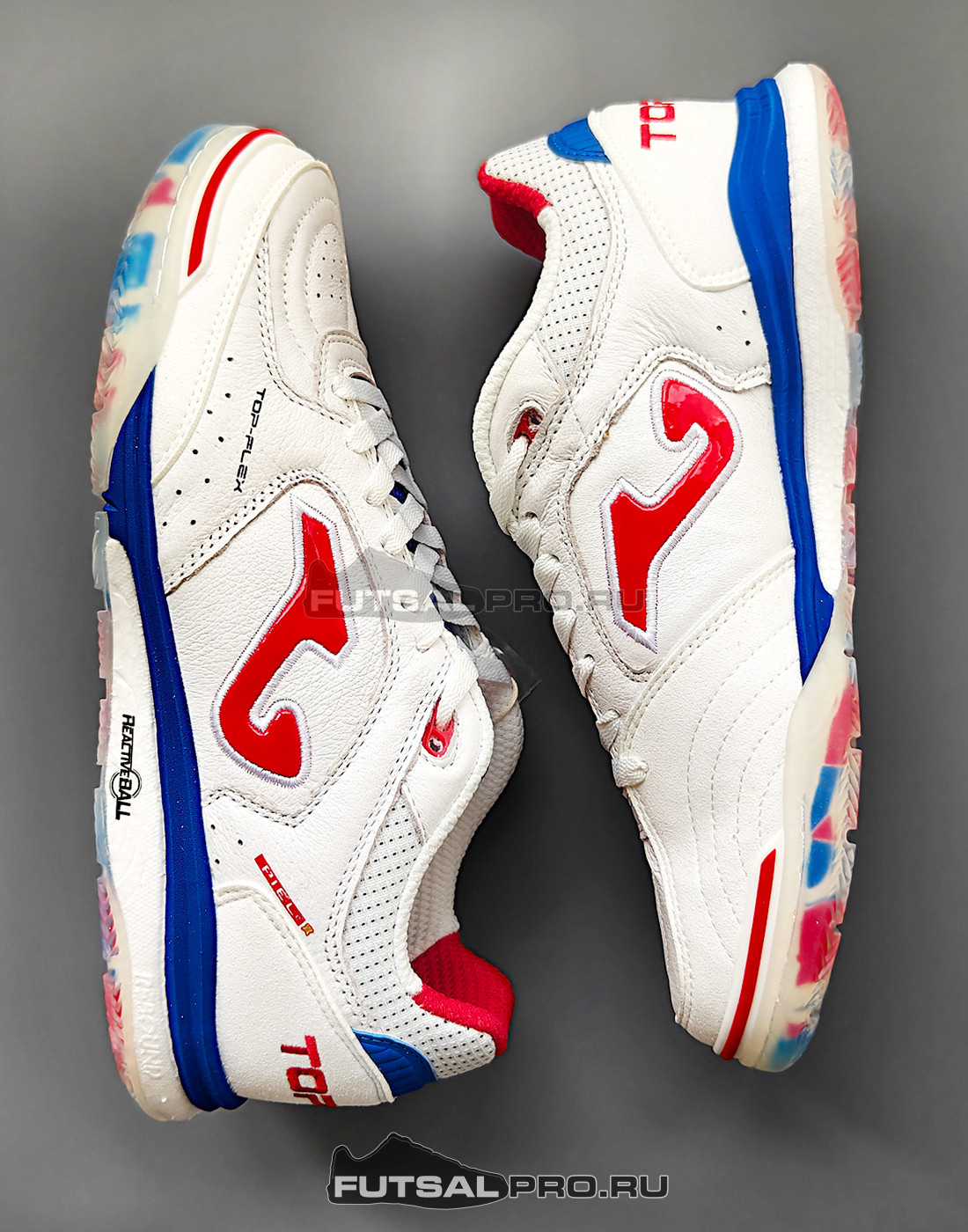 Купить футзалки Joma Top Flex Rebound TORW2684IN в магазине Футзал Про Футзалки Joma Top Flex Rebound TORW2684IN Белые